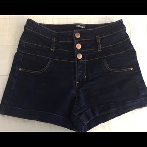 Dark Blue Jean Shorts